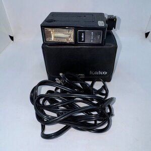 Vintage Japan Kako Hi-Beam 2400 Flash Bulb Charge/Power Cords AS IS